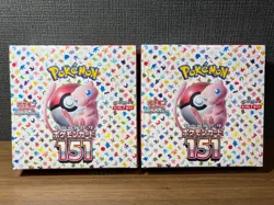 Sealed / With Shrink Pokemon Card 151 Booster 2Boxes sv2a Japanese - Image 1