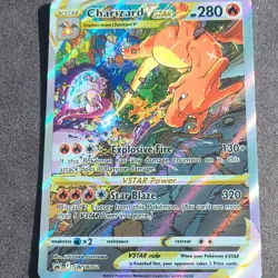 Pokemon Charizard VSTAR SWSH262 Promo Full Art Holo Card Sword & Shield English - Image 1