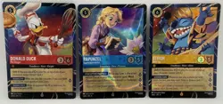 Disney Lorcana Magical Places Stitch Rapunzel Donald Duck EPCOT Promo Cards - Image 1