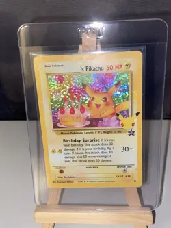 Pokemon TCG Celebrations Birthday Pikachu #24 Pikachu Birthday Card Celebrations - Image 2