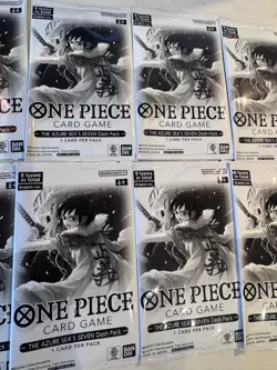 10x One Piece Card Game OP14 The Azure Sea's Seven Box Topper Promo + 3rd Anniv. - Image 2