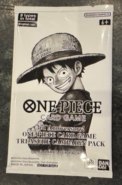 10x One Piece Card Game OP14 The Azure Sea's Seven Box Topper Promo + 3rd Anniv. - Image 4