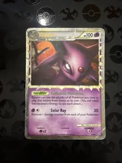 Espeon Prime 81/90 Undaunted Holo Rare Pokemon Card Vintage - Image 1