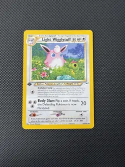 Pokemon Card - Light Wigglytuff 1st Edition - 54/105 - Neo Destiny - 2002 - Image 1
