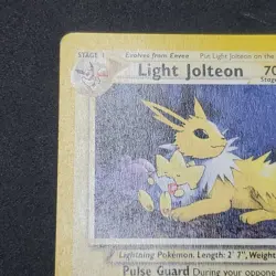 Pokemon TCG Light Jolteon Neo Destiny Card 48/105 Unlimited LP/MP - Image 2