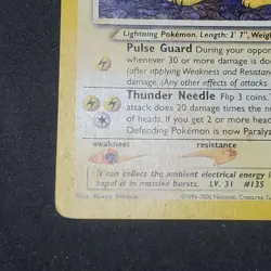 Pokemon TCG Light Jolteon Neo Destiny Card 48/105 Unlimited LP/MP - Image 4