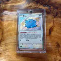 Pokemon Ditto 201/091 Paldean Fates Baby Shiny Holo TCG Card - Image 1