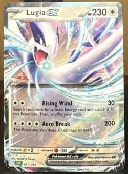 Pokemon Pokemon TCG Lugia ex 017/034 Trading Card Game Classic Double Rare Holo - Image 1