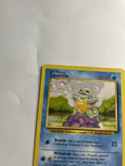 Pokemon Common Card : Squirtle 63/102 (Base Set) - Image 2