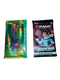 Magic The Gathering Streets of New Capenna Collector Booster Pack & Duskmourn - Image 1