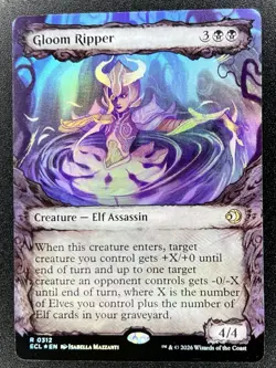 Gloom Ripper 0312 Foil Showcase MTG: Lorwyn Eclipsed NM - Image 1