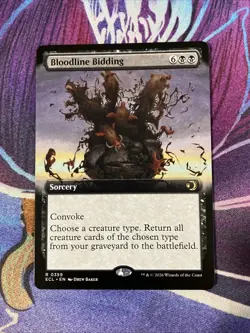 Bloodline Bidding (Extended Art) MTG: Lorwyn Eclipsed - Image 1