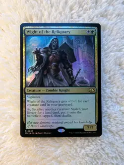 MTG FOIL Wight of the Reliquary - Modern Horizons 3 - Image 1