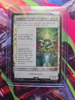 Magic the Gathering Summon: Knights of Round Final Fantasy Regular-Near Mint - Image 1