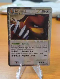 Pokemon TCG Ursaring Prime Unleashed 89/95 Holo Holo Rare Prime NM - Image 1