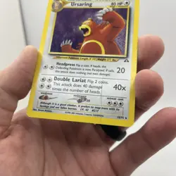 Pokemon Ursaring 15/75 WotC Neo Discovery Unlmited Holo Rare Vintage - Image 3