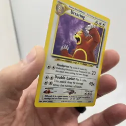 Pokemon Ursaring 15/75 WotC Neo Discovery Unlmited Holo Rare Vintage - Image 5
