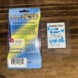 Pokemon XY Fates Collide Gastly + Promo Blister Booster Pack Sealed - Image 5