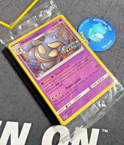 Nidoqueen SM160 PRERELEASE PROMO Team Up Pokemon TCG SEALED MINT - Image 3