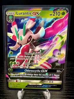 Lurantis GX 15/149 Sun & Moon Base Set Full Art Holo Ultra Rare Pokemon TCG NM - Image 1