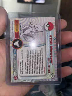 Mewtwo #150 - 2000 Topps Pokemon TV Animation Edition Series 3 Non Holo LP - Image 2