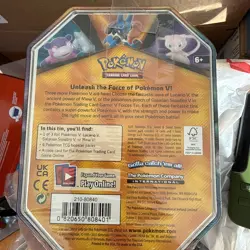 Pokemon TCG Mew V Forces Tin - New & Factory Sealed - 4 packs + Holo Promo - Image 2