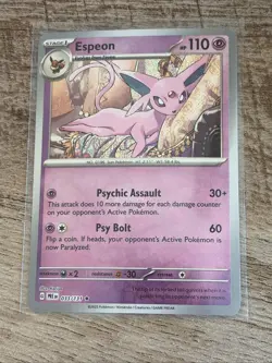 Pokemon TCG: Prismatic Evolutions - Espeon (Master Ball) 33/131 English Holo - Image 2