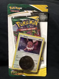 Pokemon TCG Evolving Skies Checklane Blister Pack with Eevee Promo SEALED - Image 1