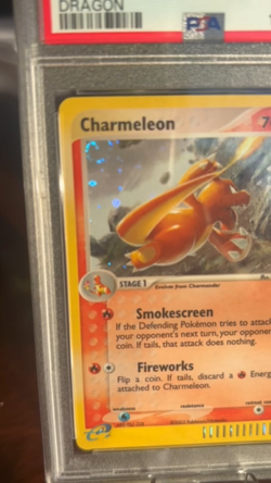 Charmeleon 99/97 Dragon Holo (Swirl) Secret Rare PSA 5 Pokemon TCG - Image 2