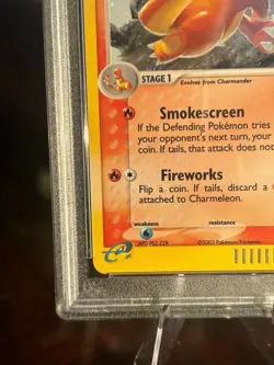 Charmeleon 99/97 Dragon Holo (Swirl) Secret Rare PSA 5 Pokemon TCG - Image 5