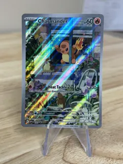 Pokemon TCG Charmander 044 Promo Full Art Holo Black Star Promo NM Condition - Image 1