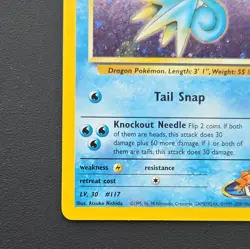 2000 Pokemon TCG - Misty's Seadra 9/132 - Gym Heroes Unlimited - Holo Rare NM - Image 2