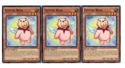 Yugioh- 3X Fluffal Bear - Common - 1st Edition - NECH-EN016 - Light Play - Image 1