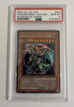 Chaos Emperor Dragon Envoy Of The End IOC-000 PSA 10 MINT - Image 1