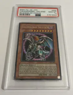 Chaos Emperor Dragon Envoy Of The End IOC-000 PSA 10 MINT - Image 2