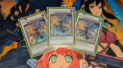 YuGiOh! | PLAYSET 3x Jurrac Meteor | BLMM-EN150 Secret Rares 1st Ed. | NM - Image 1