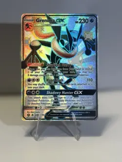 Pokemon TCG Greninja GX Full Art Shiny Holo Rare Card SV56/SV94 - Image 2