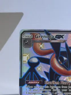 Pokemon TCG Greninja GX Full Art Shiny Holo Rare Card SV56/SV94 - Image 3
