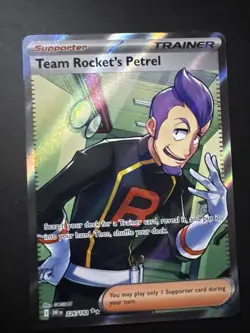 Pokemon TCG Team Rockets Petrel 226/182 SV Destined Rivals Ultra Rare NM / Mint - Image 1