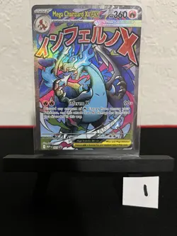Pokemon TCG Mega Charizard X ex Black Star Promo MEP 23 Holo UPC Raw Near Mint - Image 1