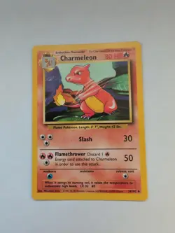 Pokemon TCG - Charmeleon - 24/102 - Uncommon Unlimited - Base Set [Light Play] - Image 1