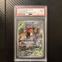 Obsidian Flames Charmander Pokemon Center ETB Promo SVP 044 PSA 9 Mint - Image 1