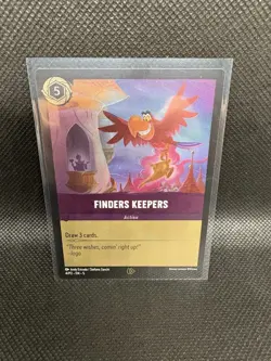 Lorcana Finders Keepers NM Cold Foil Disney Lorcana Promo Cards 4/P2 TCG - Image 1