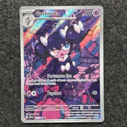 Pokemon TCG Gothorita 125/086 Illustration Rare, SV10.5 White Flare NM/Mint - Image 1