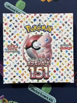 Pokemon Card Scarlet & Violet 151 Booster Box sv2a Japanese (U.S. Seller) SEALED 4521329346038 - Image 1