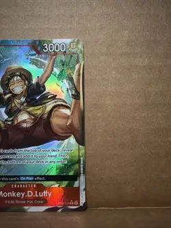 One Piece TCG English OP06-013 Monkey D Luffy Alt Art Parallel (A1) - Image 4