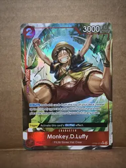 One Piece TCG English OP06-013 Monkey D Luffy Alt Art Parallel (A2) - Image 1