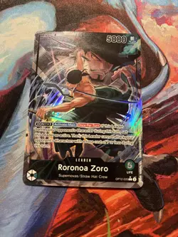 Roronoa Zoro (020) (Alternate Art) OP12-020 Legacy of the Master Foil - Image 1