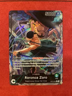 Roronoa Zoro (020) (Alternate Art) OP12-020 Legacy of the Master Foil - Image 1