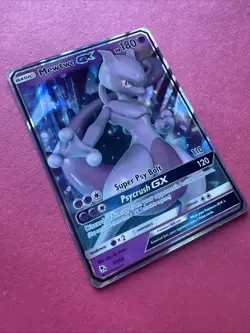 Pokemon Mewtwo GX Holo Ultra Rare TCG Card Hidden Fates 31/68 - Image 2